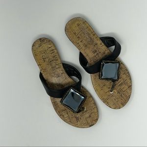 Flapeez Black Stud Shoe Women’s Size 8